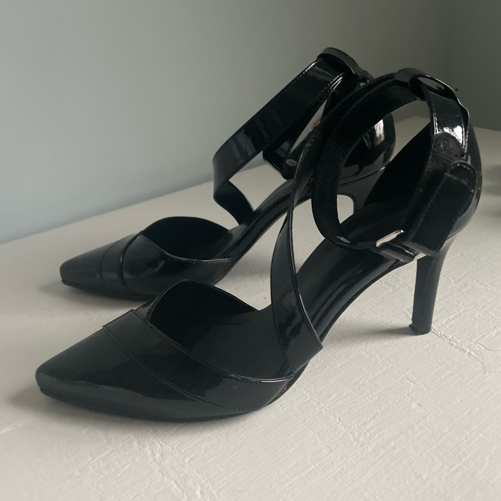 Westies Nine West Shiny Black Heels Women 8